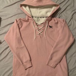 Sherpa hooded hoodie